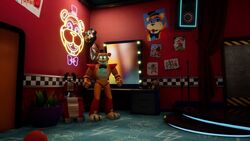 Steam Workshop::FNaF SB GlamrockFreddy Greenroom recreated.