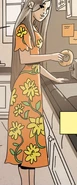 Sarah's Mom as seen at the start of the story in the graphic novel adaptation.