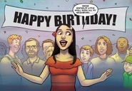 Scott Cawthon seen in the background of the story "Under Construction" in Tales from the Pizzaplex Graphic Novel Collection Vol. 1.
