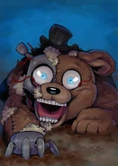 Scrapped cover artwork for Fazbear Frights Graphic Novel Collection Vol. 4.