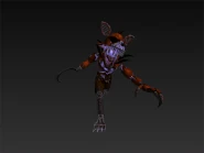 Grimm Foxy howling, animated.