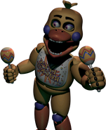 Unused texture of Rockstar Chica from the Right Hall.