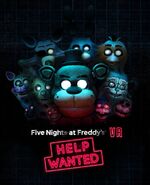 Foxy in the alternate box art for FNaF VR: Help Wanted.