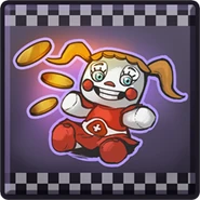 The Faz-Tokens, as they appear on the "Play" achievement.
