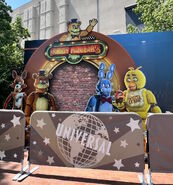 Photo op seen at Universal Studios Hollywood.