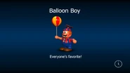 Balloon Boy's loading screen.