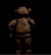 Freddy Fazbear in the gallery (back).