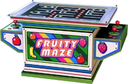 The Fruity Maze Arcade cabinet from the Catalog.