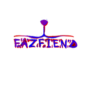 "Fazfiend" spray paint.