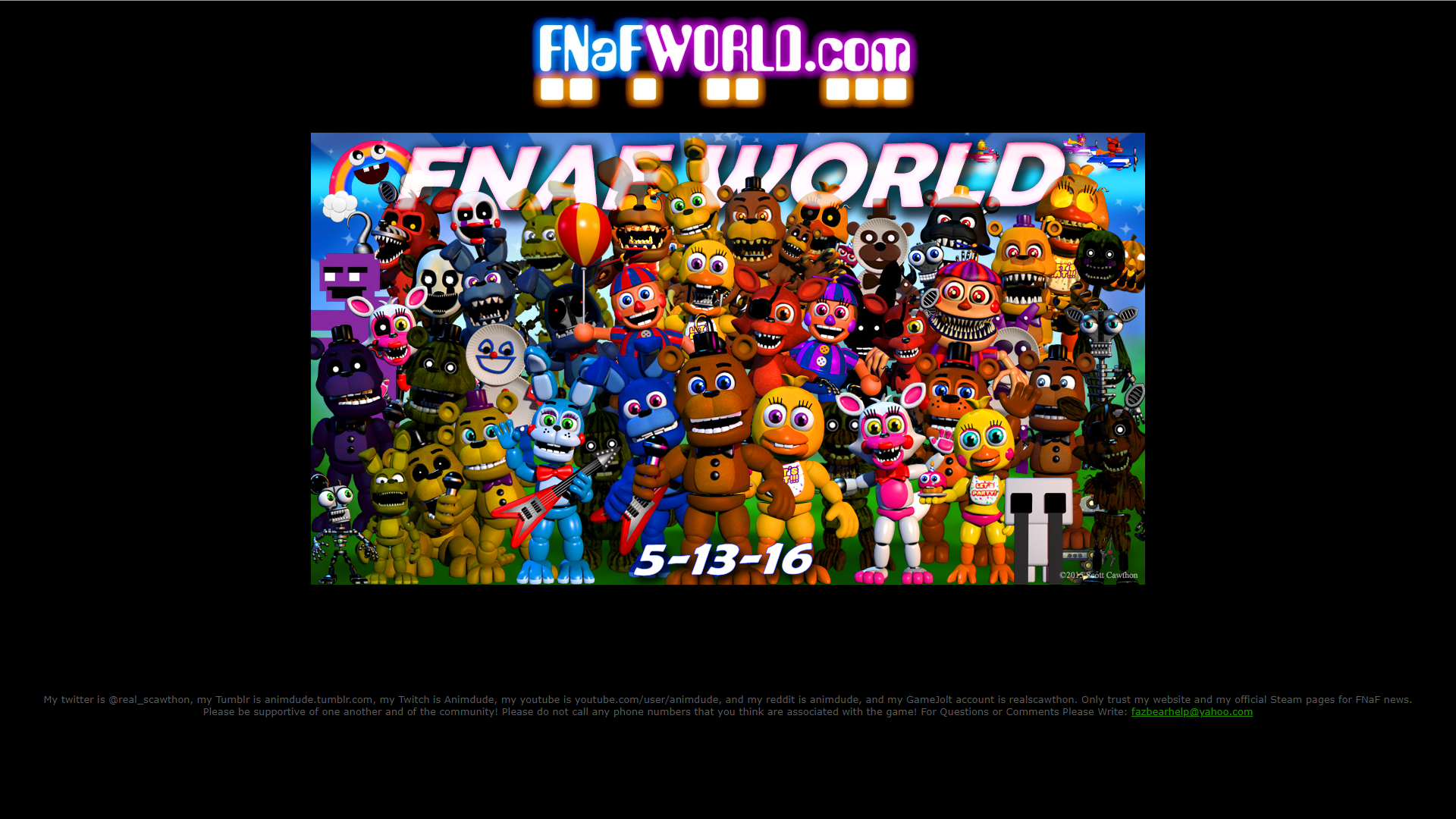 FNaF World - IOS and Android 