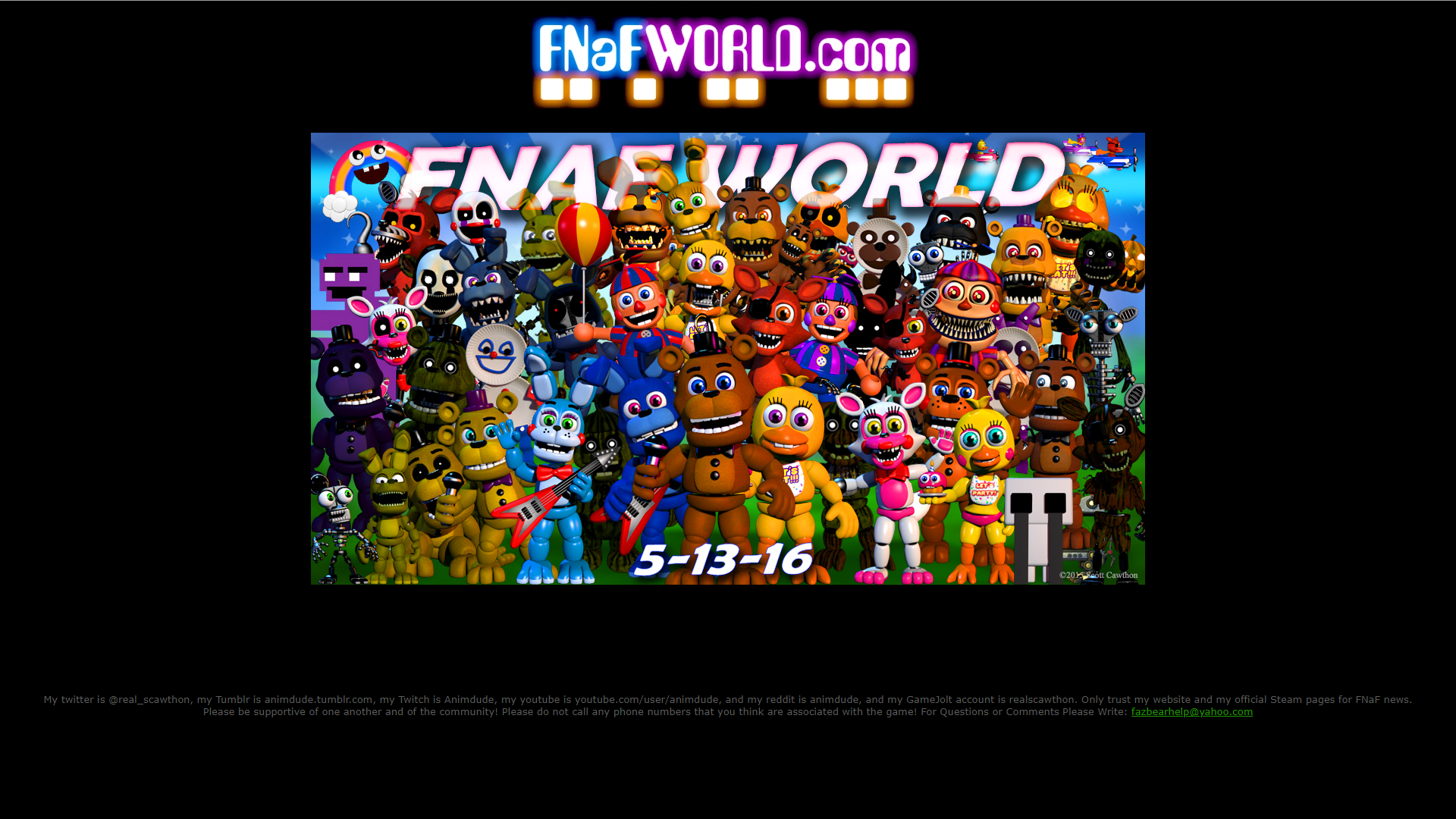 FNaF World (Demo), Five Nights at Freddy's Wiki