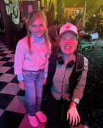 Emma with director Emma Tammi.