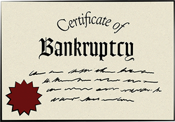 Certificate of Bankruptcy