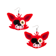 Plush earrings.