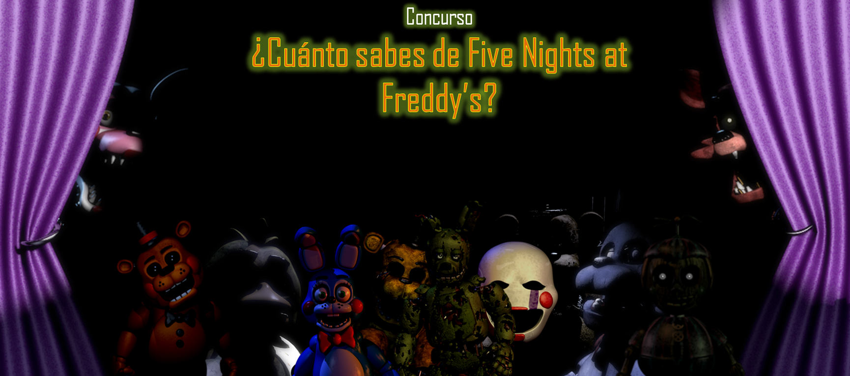 Quiz ¿Cuanto sabes de FNaF? (Five Night at Freddy's)