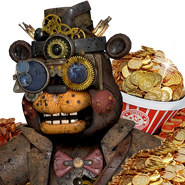 Aeronaut Toy Freddy and Tub of Faz-Coins bundle.