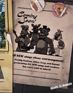 Bonnie on a "coming soon" flier.
