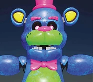 Unused Blacklight Freddy action figure icon.