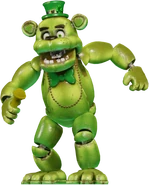 FNaF AR - Shamrock Freddy - Glimpse 1.png (186 kB) Una de las posibles poses de Shamrock Freddy al espiar al jugador