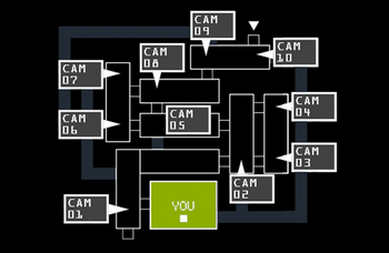 FNaF3 Office Mapa