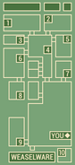 Mapa Popgoes Pizza