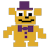 Fredbear's Overworld Sprite in the 2D release.