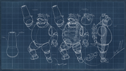 Pirate Captain springlock suit blueprint.