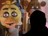 Chica, Bonnie, and Freddy's heads.