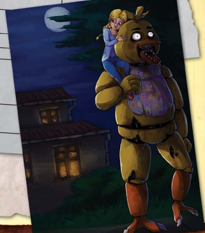 Chica's Cupcake Gift FNAF Fanart Five Nights at Freddys 