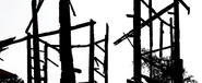The ruins of Fazbear's Fright: The Horror Attraction, after the fire has been put out.