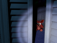 Foxy's plushie in the Closet.