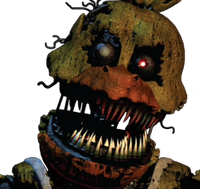 Are the FNaF 4 nightmare animatronic's real or are they just