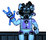 Textura de Funtime Freddy en Parts & Services (máscara abierta).