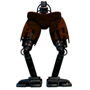 Texture of Foxy's endoskeleton legs.