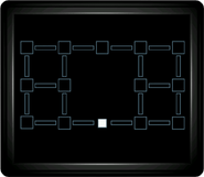 The security map of the Underground Labyrinth, featuring the ventilation system through which the animatronics travel.