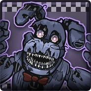 Nightmare Bonnie en el logro "I Scream. You Scream..." de Five Nights at Freddy's VR: Help Wanted.
