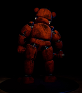 Withered Freddy in the gallery (back).