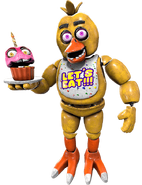 Chica's full body render.