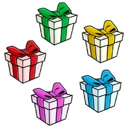 Gift stickers.