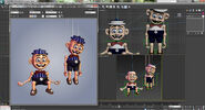 A behind the scenes render of Little Joe. It was used for celebrating the franchise's 3rd anniversary.