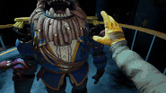 Entering the Pirate Captain springlock suit, animated.