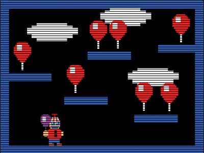 Eight bit balloon boy fnaf 3 minigame pixel art