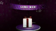 "Game Won!" Area.