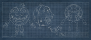 Blueprint showing Sleepy Moon's design.