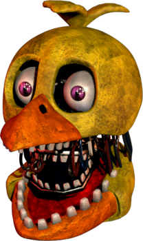 Download Modelwithered Chica - Fnaf 2 Withered Chica Jumpscare PNG