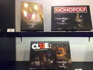 An unreleased box art of Monopoly, along side CLUE and a 1000 piece puzzle.