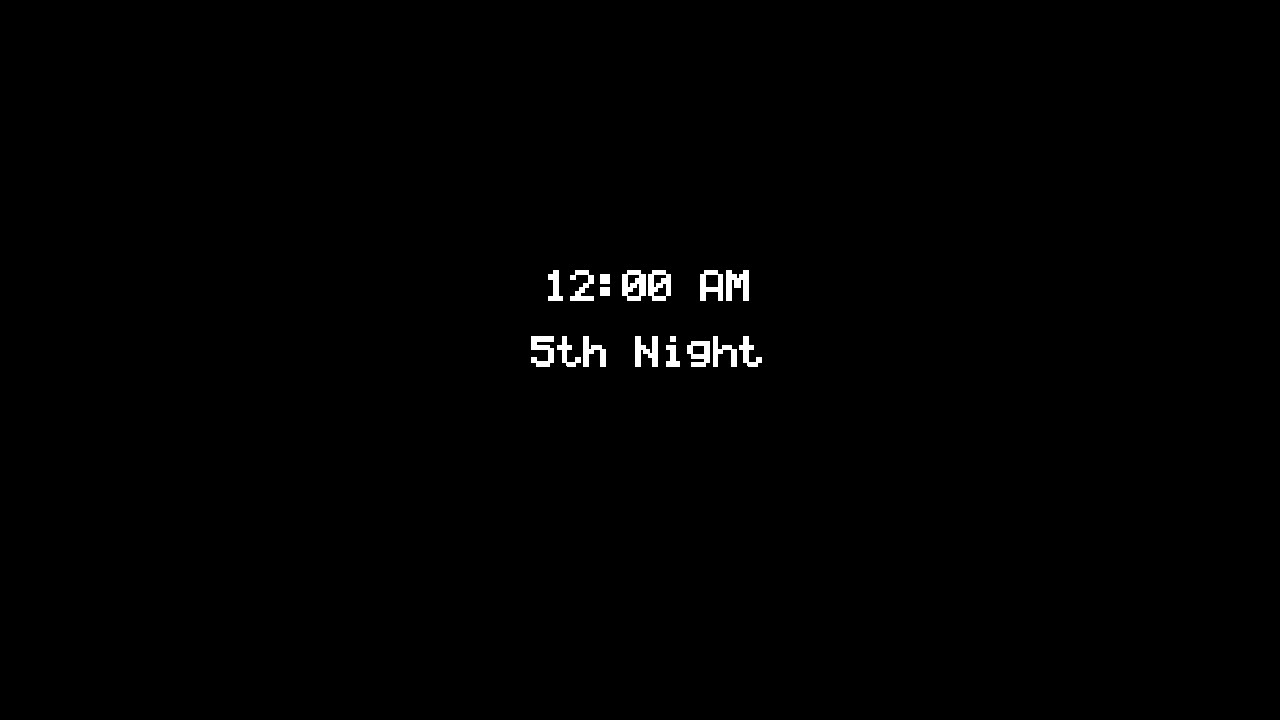 FIVE NIGHTS AT FREDDY'S - NIGHT 5 COMPLETE - ENDING 