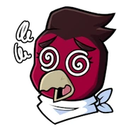 Ditzy Holly sticker.