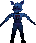 Funtime Auditorium-Funtime Foxy-(Alejado)-Sister Location.gif (353 kB) Funtime Foxy un poco menos alejado del jugador en Funtime Auditorium.
