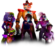 FNaFSB key art characters